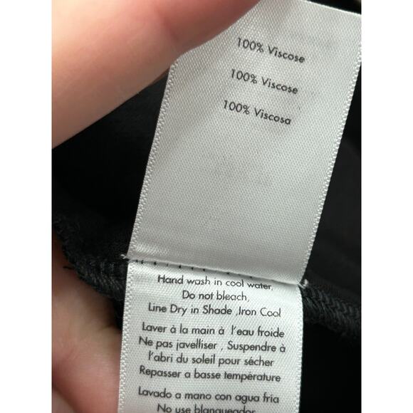 NWT Rachel Parcell Womens Black Wash Crepe Open Back Smocked Mini Dress Size XS - Picture 9 of 11